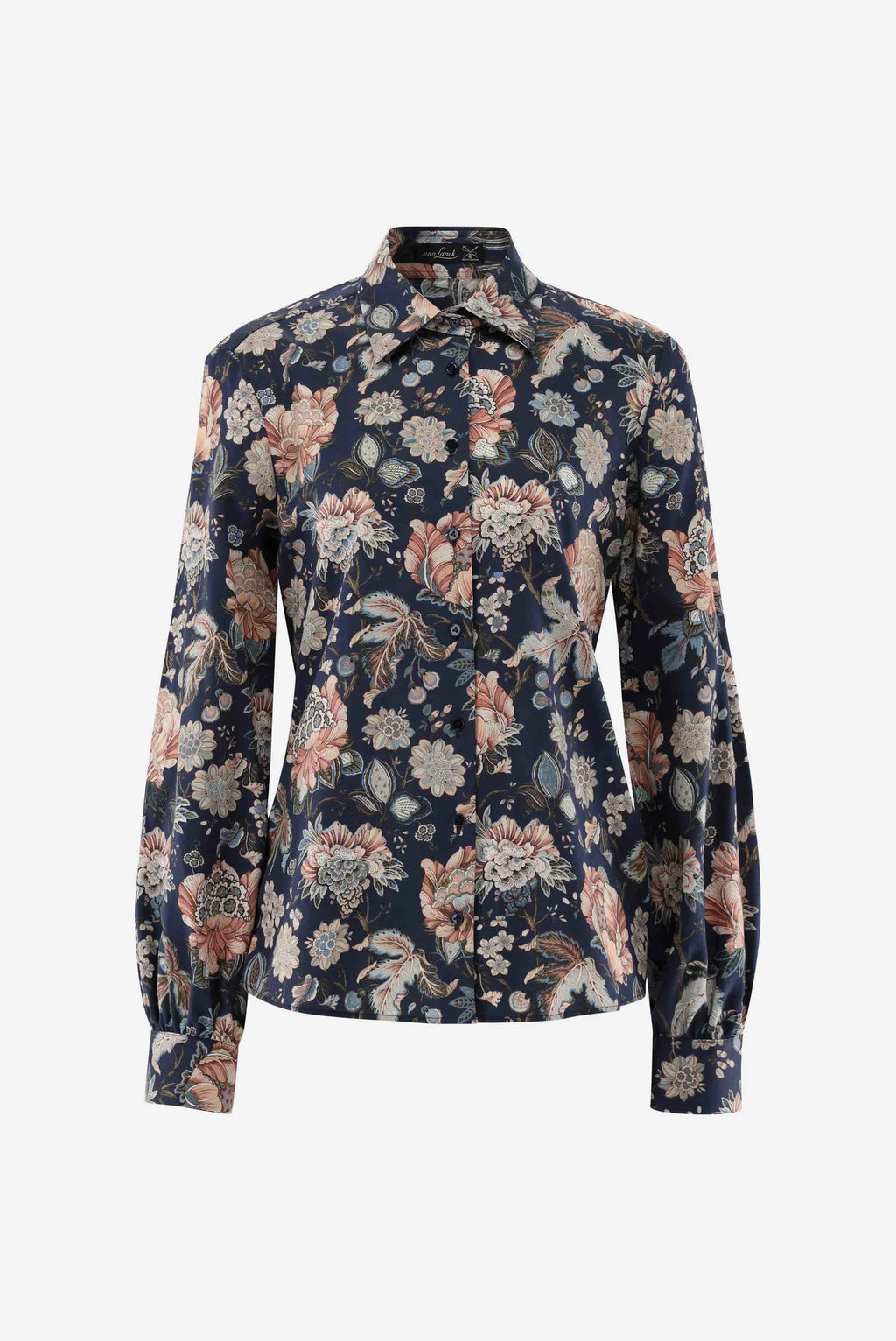 Hemdbluse mit Blumenprint