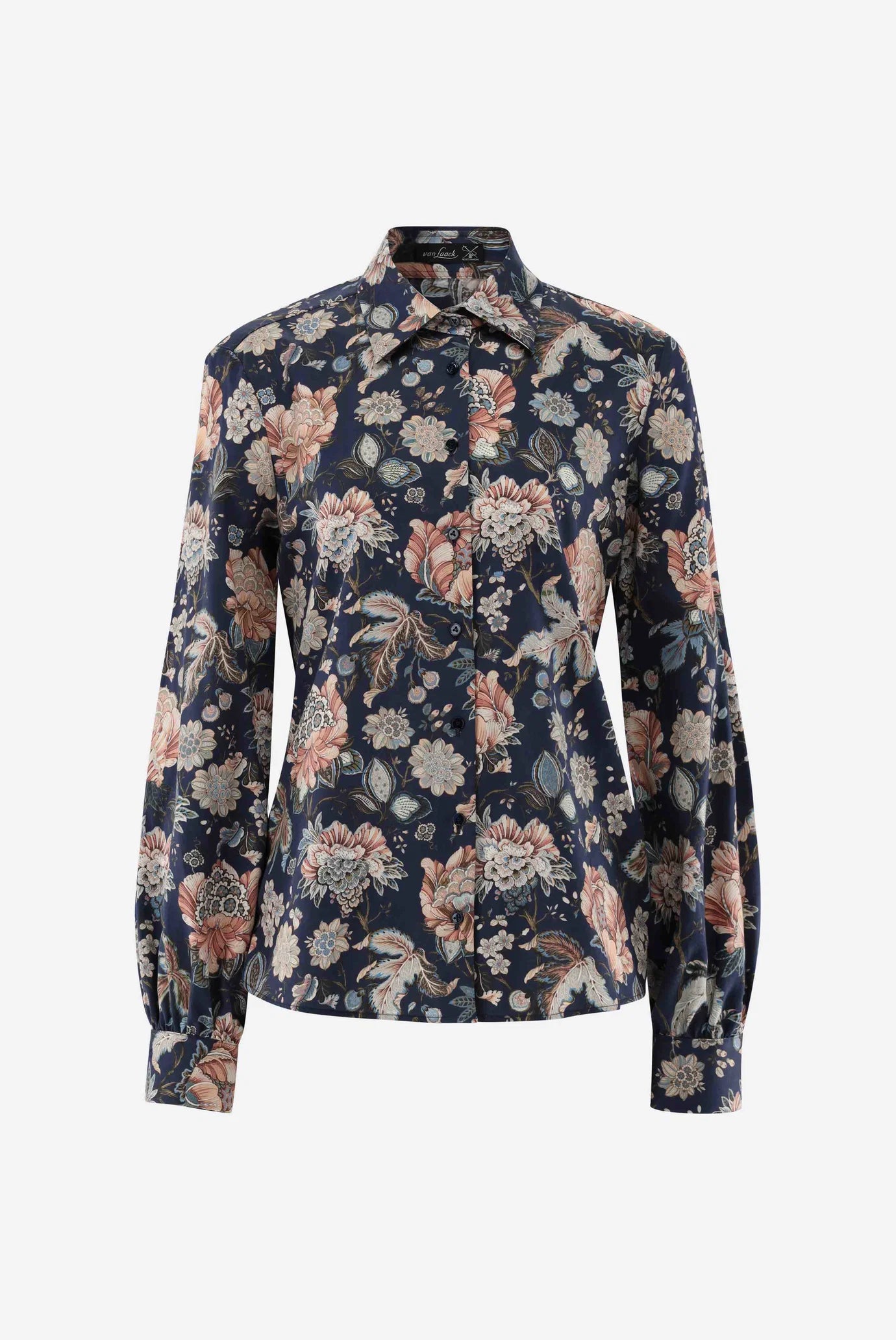 Hemdbluse mit Blumenprint