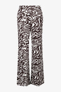 Edle Baumwoll-Hose im Zebra-Dessin