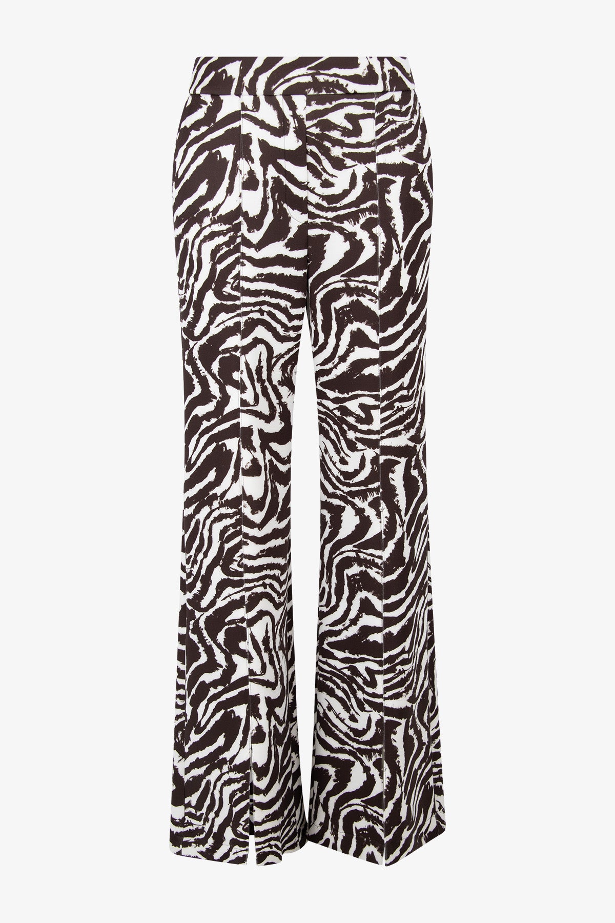 Edle Baumwoll-Hose im Zebra-Dessin