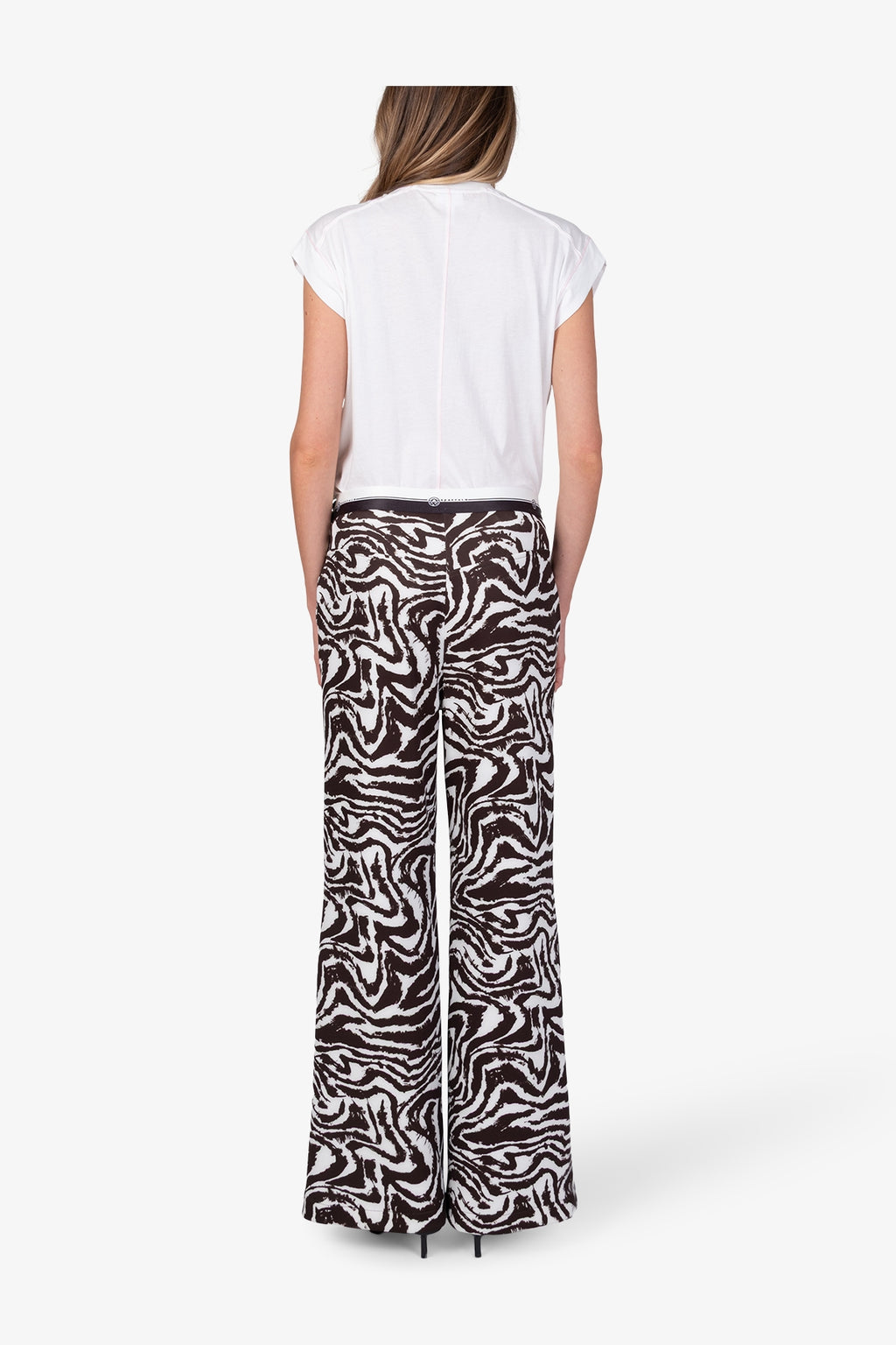 Edle Baumwoll-Hose im Zebra-Dessin