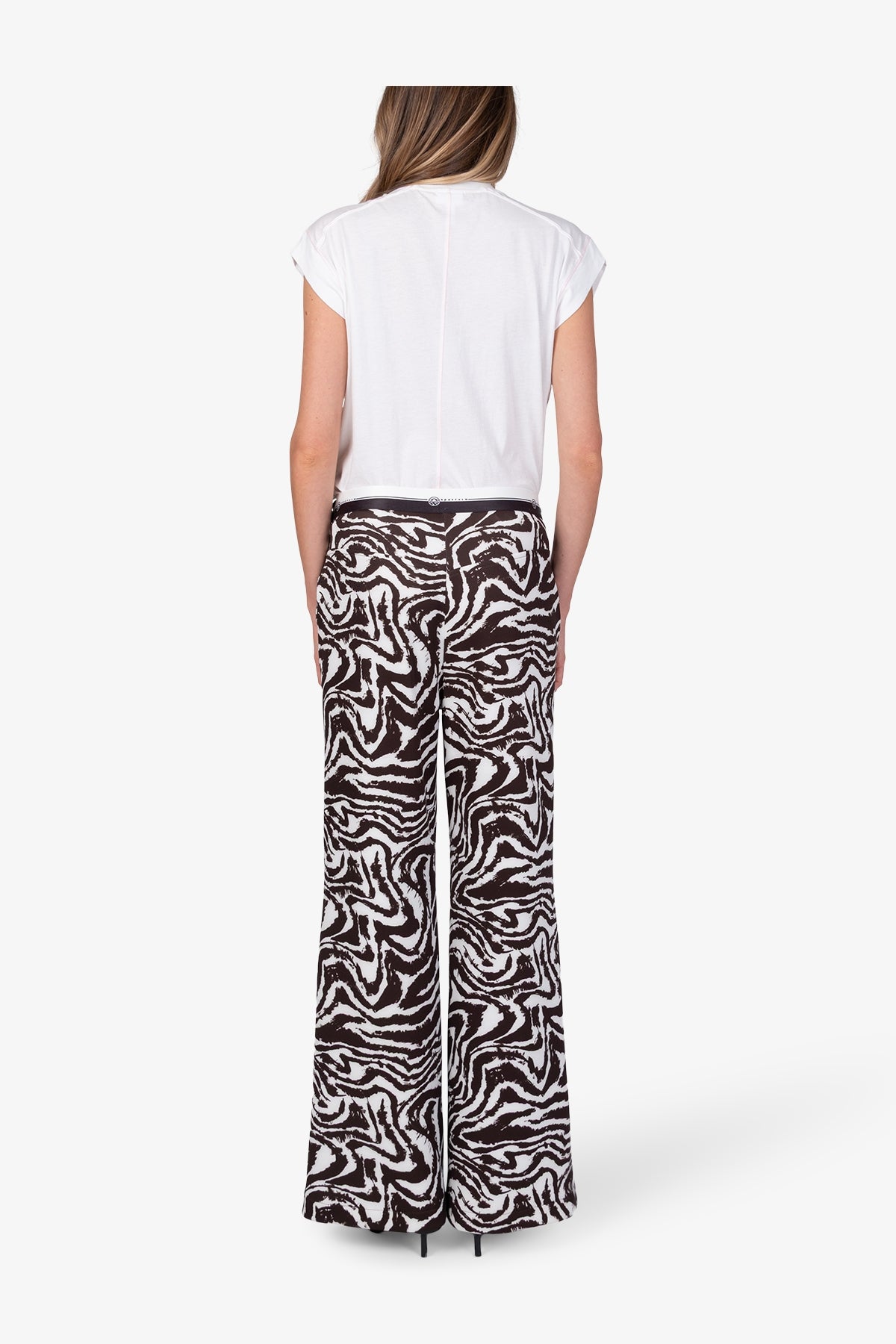 Edle Baumwoll-Hose im Zebra-Dessin