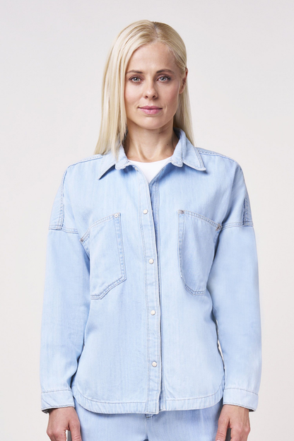 Blue Fire - Jacke Shirty, Hellblau