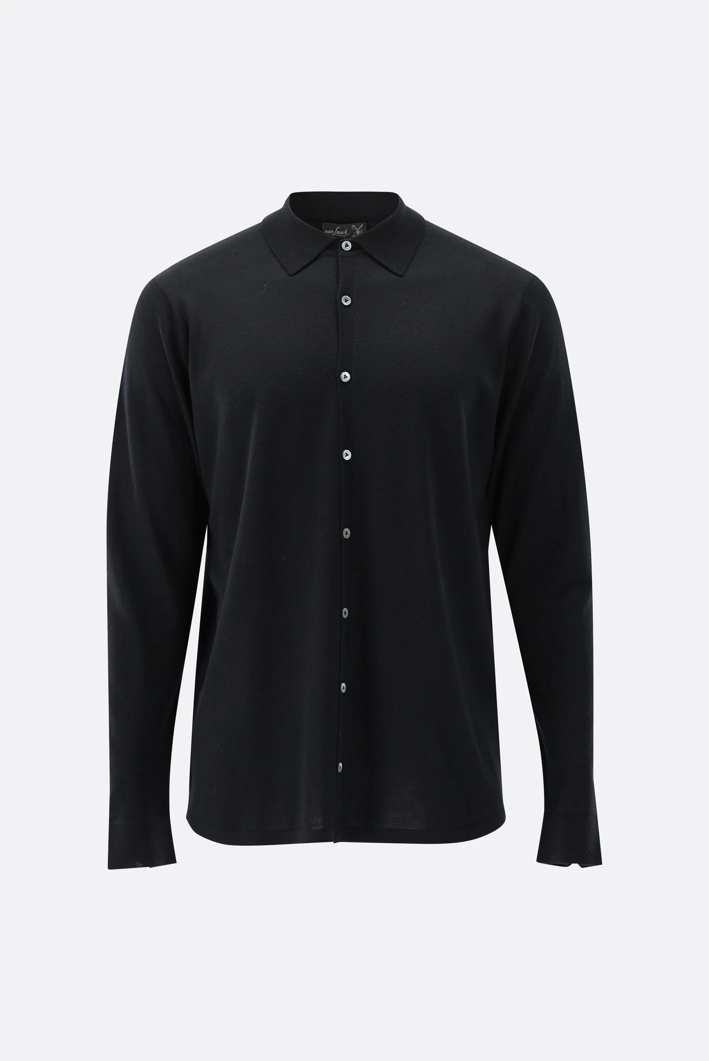 van Laack - Strick Hemd Safino, D-Blau