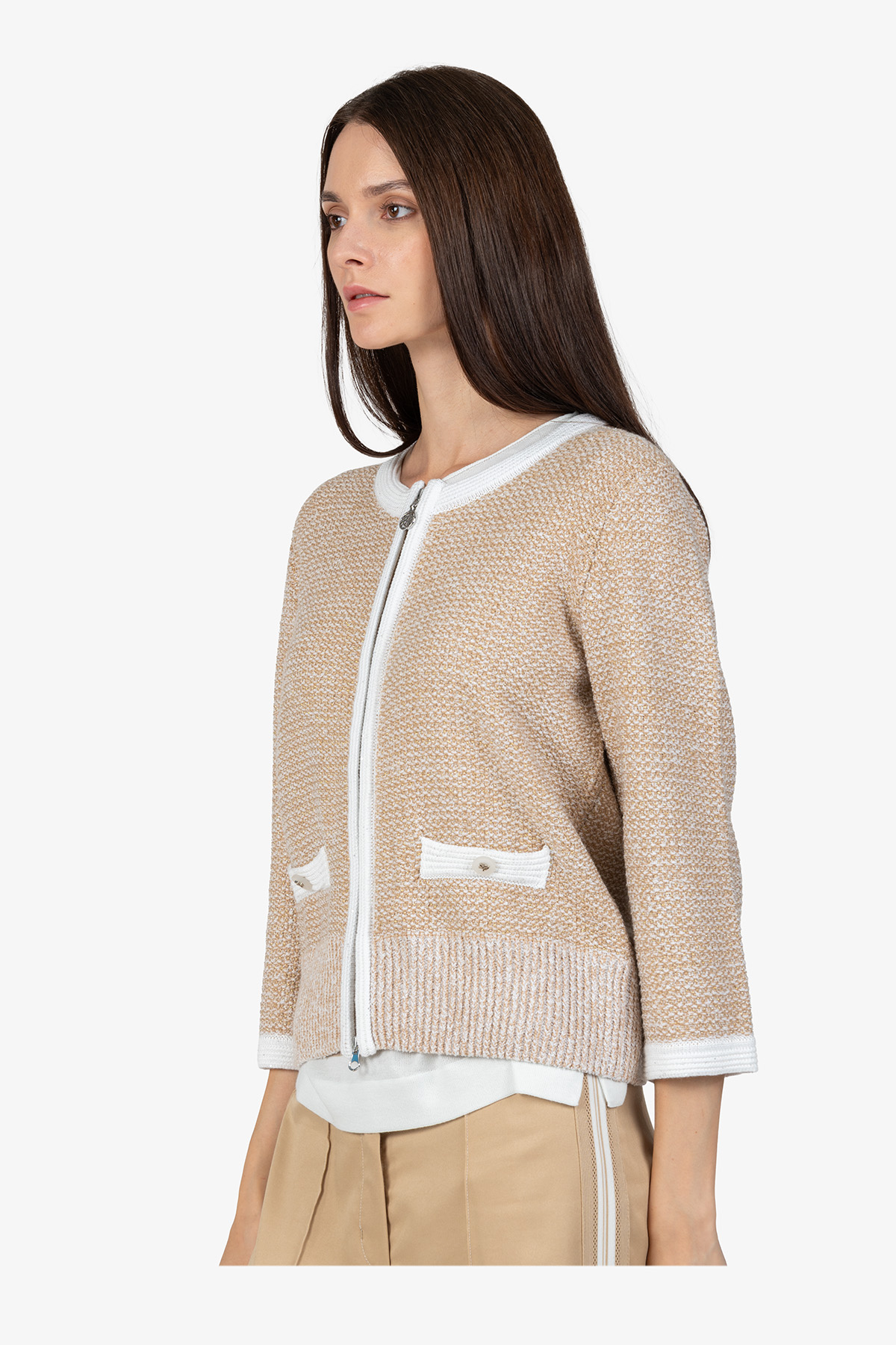 Sportalm - Strickjacke Bayshore Sky, Sand