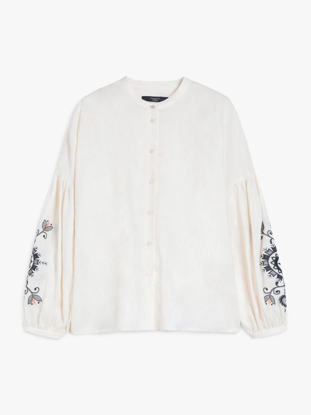 Weekend MaxMara - Leinenhemd, Ecru