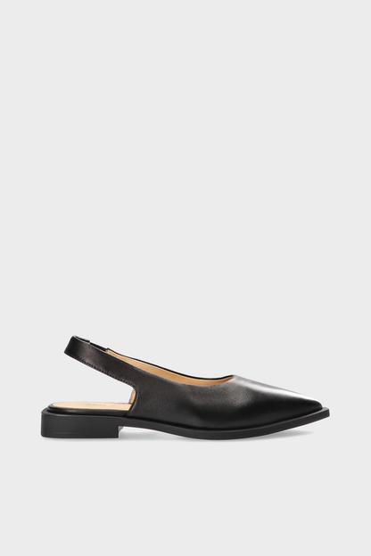 Copenhagen -  Ballerina Pointed Flats, Schwarz CPH416