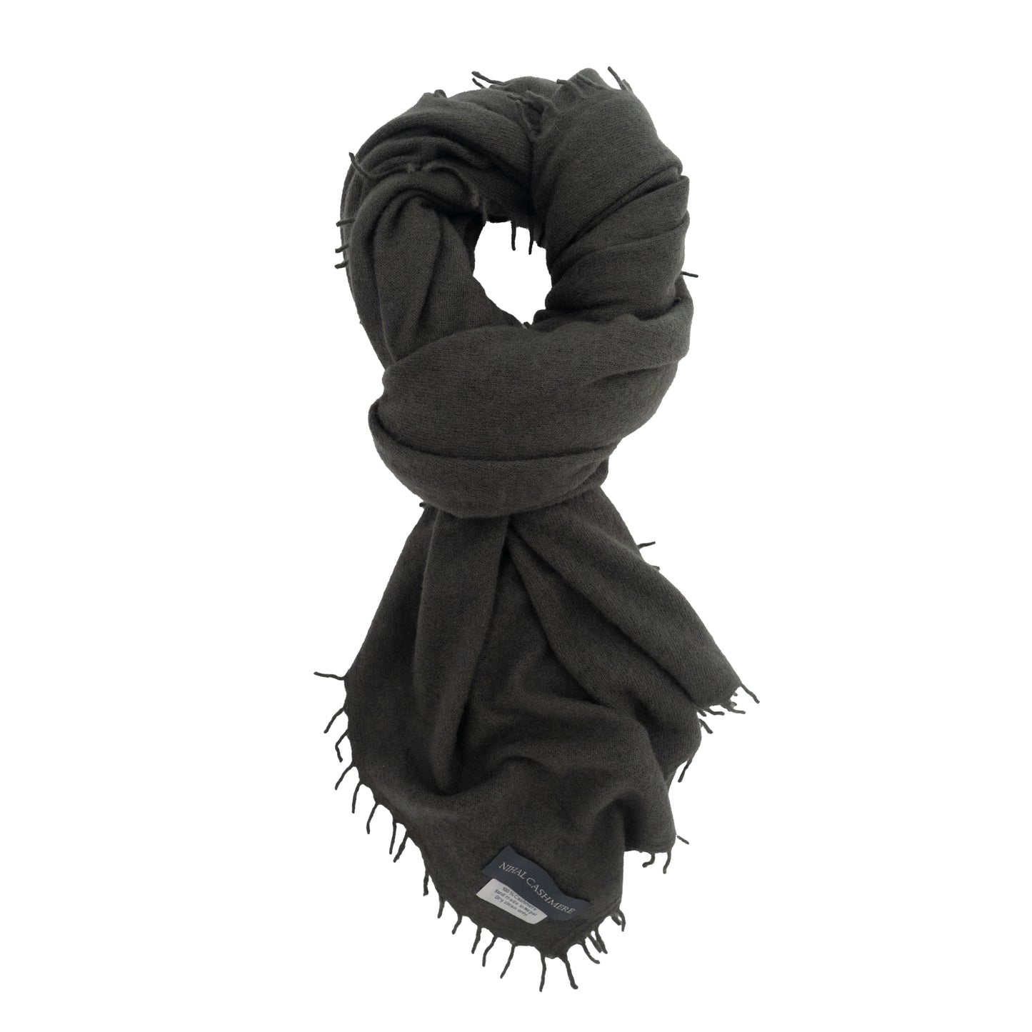 NIHAL CASHMERE - Kaschmirschal, Moor