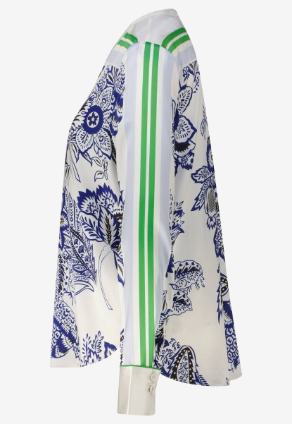 Herzen's Angelegenheit - Seidenbluse, Blau