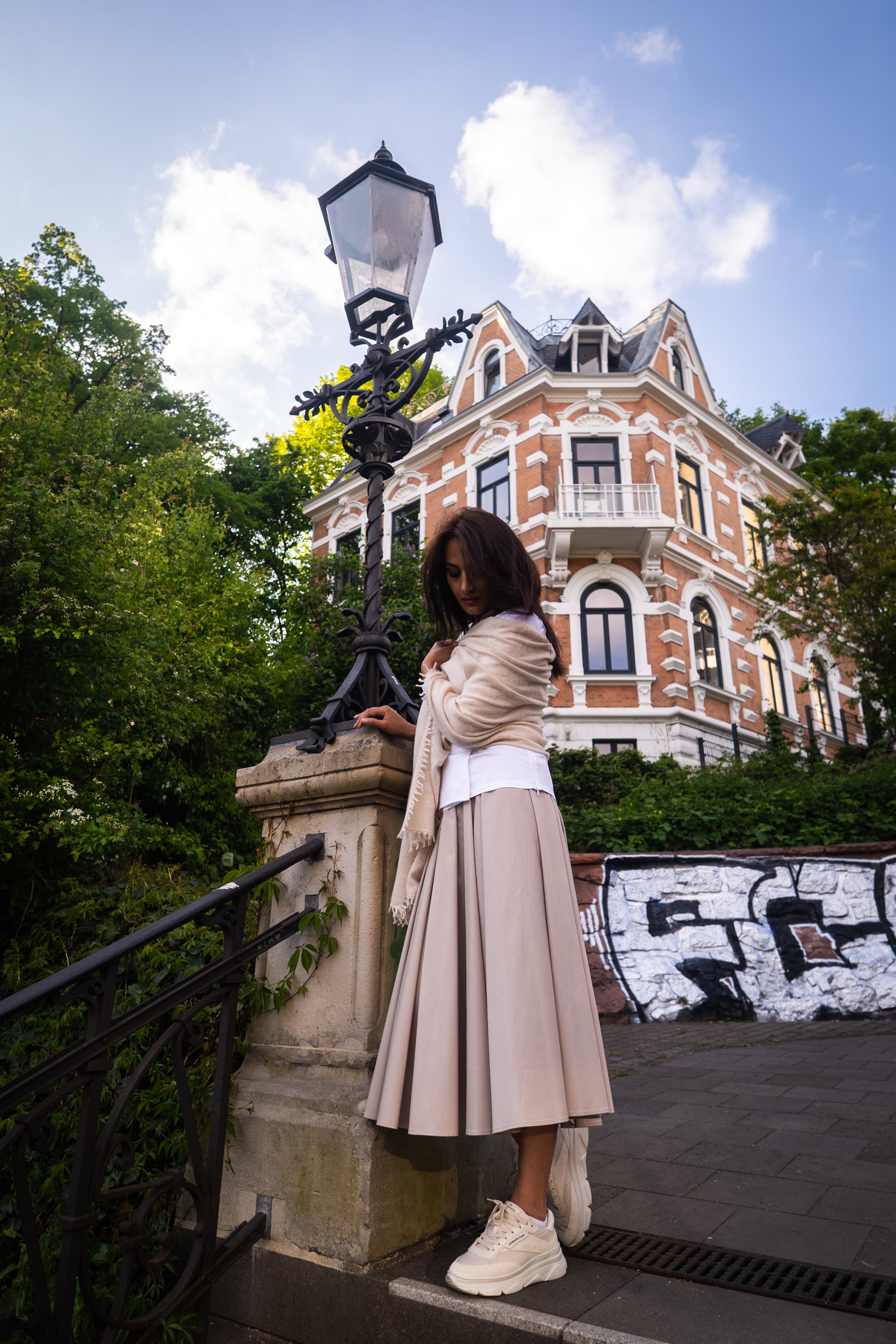 NIHAL CASHMERE - Kaschmirschal, Sandstone