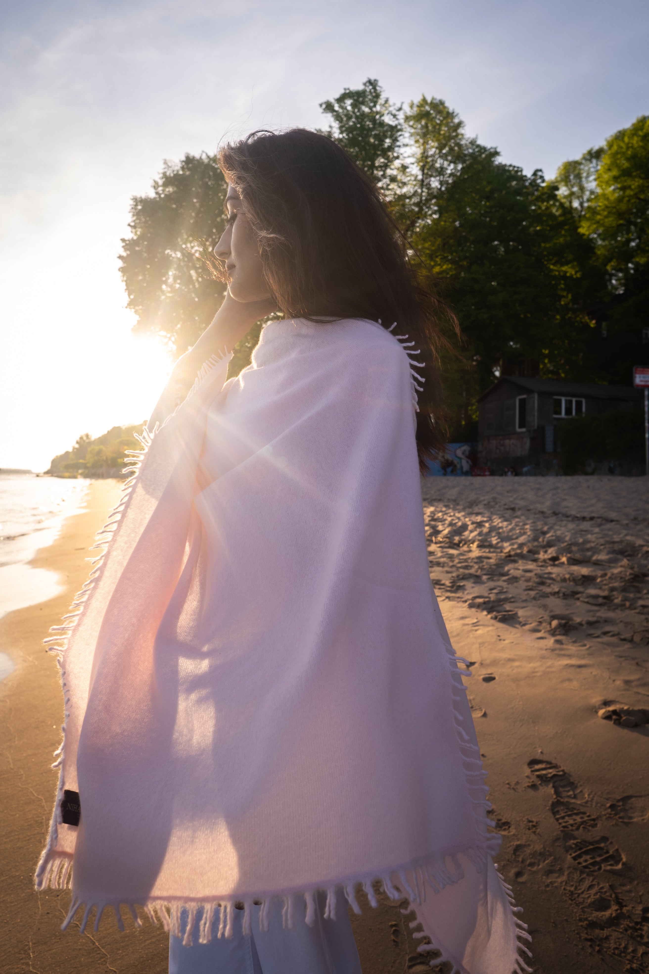 NIHAL CASHMERE - Kaschmirschal, Blush