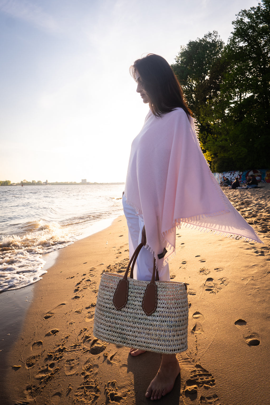 NIHAL CASHMERE - Kaschmirschal, Blush