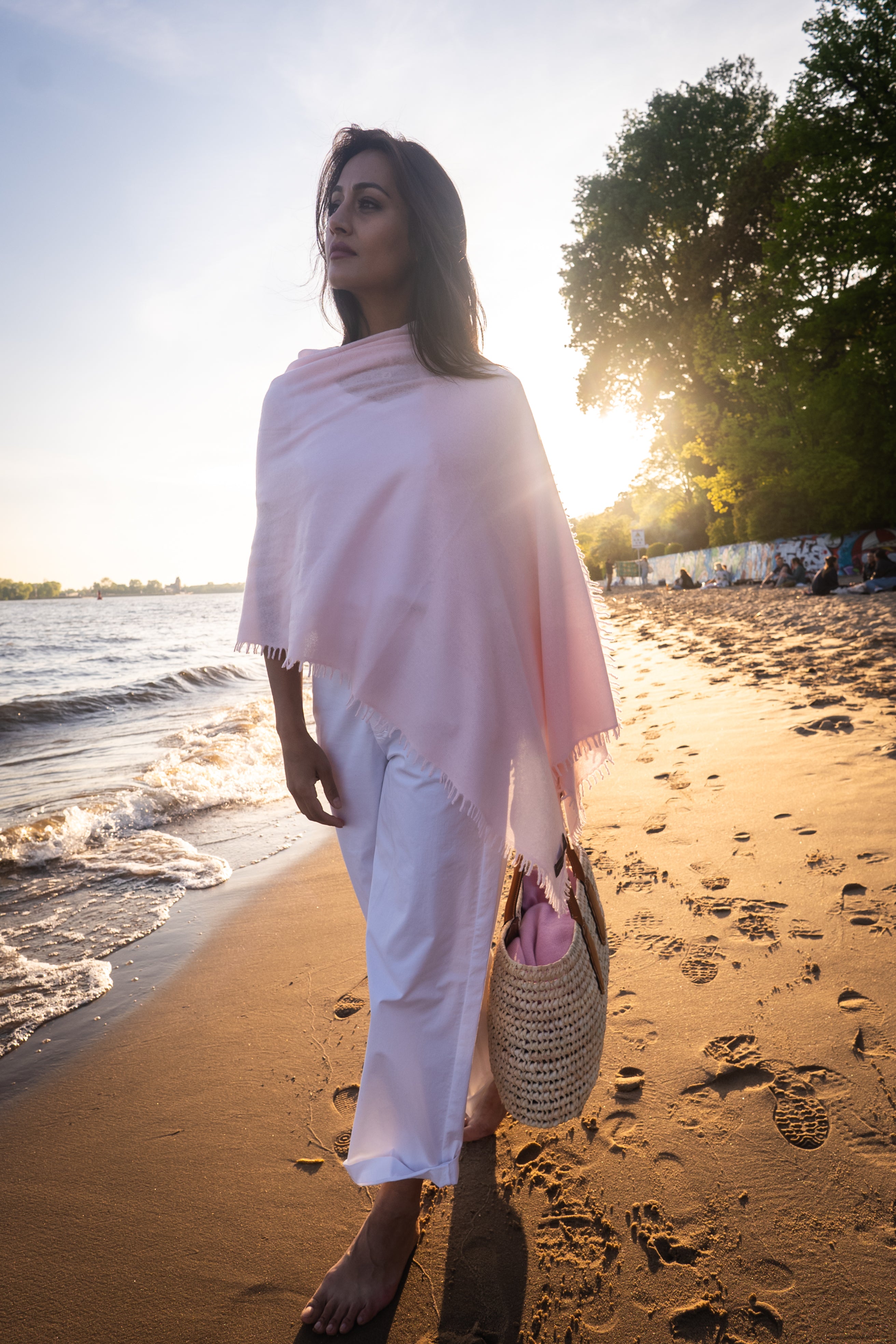 NIHAL CASHMERE - Kaschmirschal, Blush