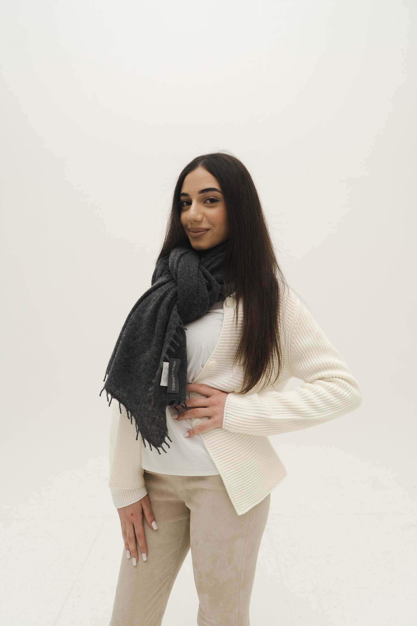 NIHAL CASHMERE - Kaschmirschal, Rhino