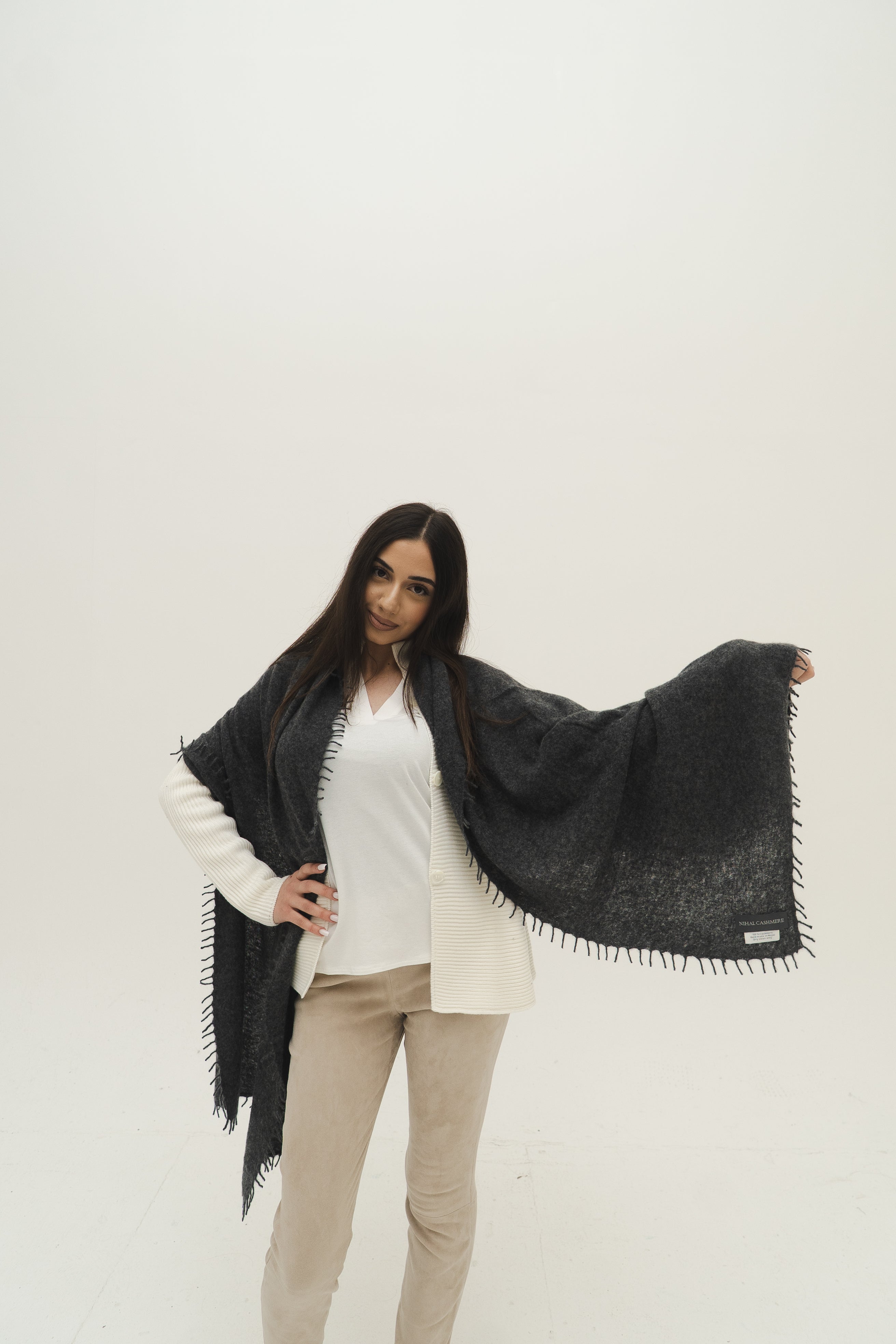 NIHAL CASHMERE - Kaschmirschal, Rhino