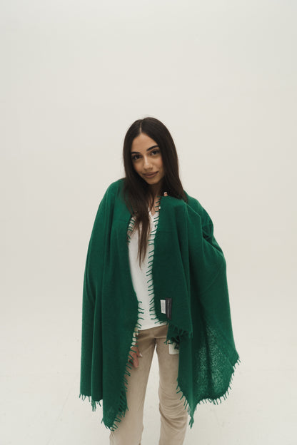 NIHAL CASHMERE - Kaschmirschal, Medium Green