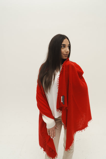 NIHAL CASHMERE - Kaschmirschal, Ruby
