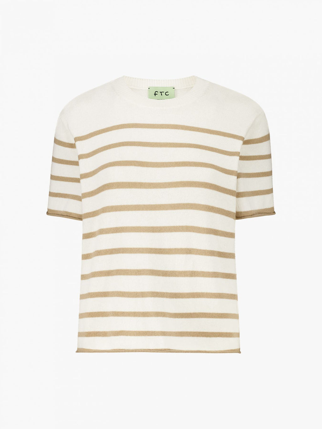 Pullover mit Halbarm und Streifen