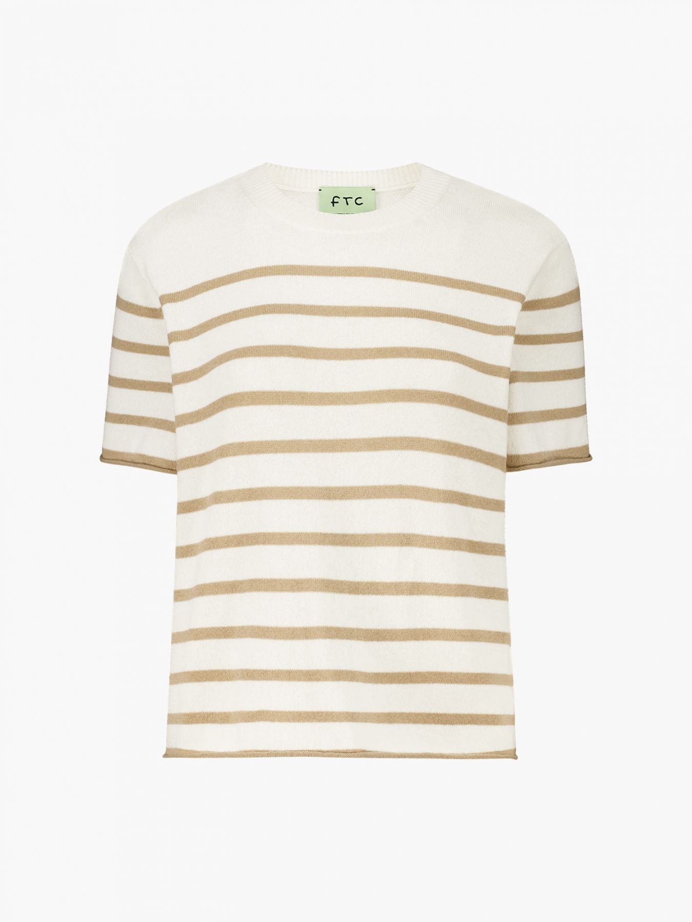 Pullover mit Halbarm und Streifen