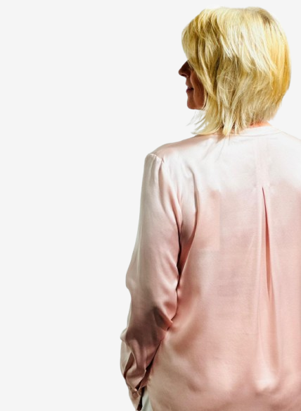 Herzen's Angelegenheit - Seidenbluse, Rosa