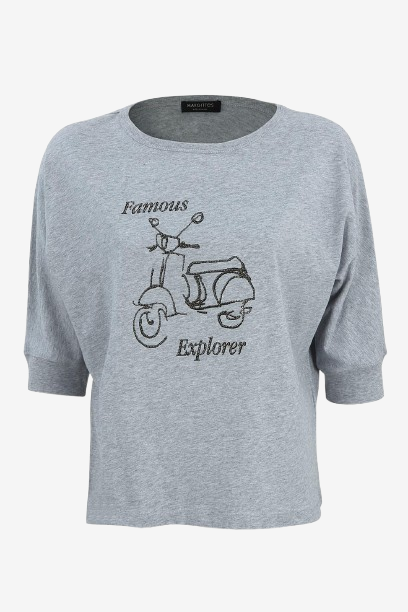 Margittes - Sweatshirt, Grau
