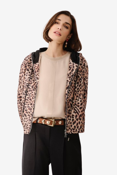 Margittes - Sweatjacke, Leopard