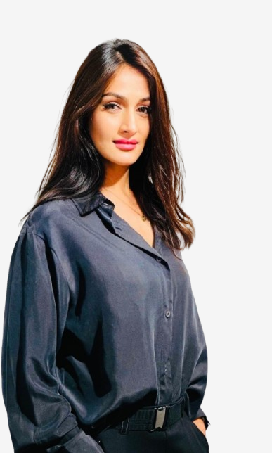 0039 Italy- Bluse, Schwarz
