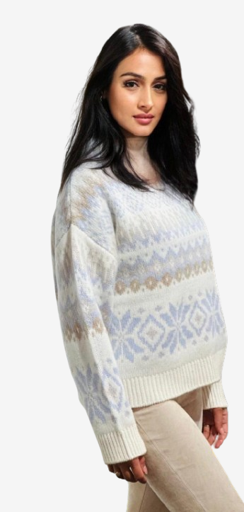 Henry Christ - Pulli Norweger, Creme