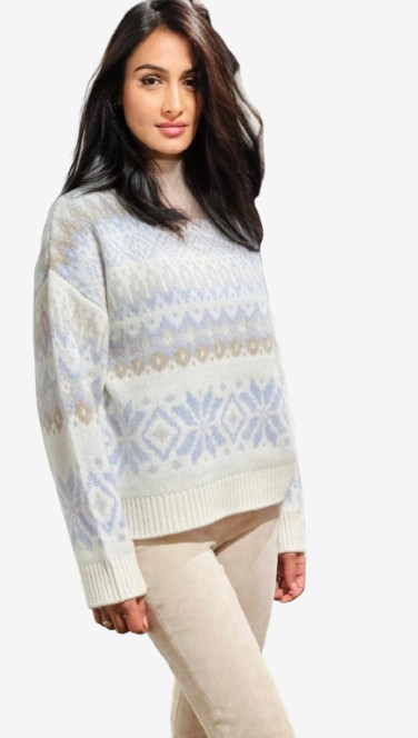 Henry Christ - Pulli Norweger, Creme