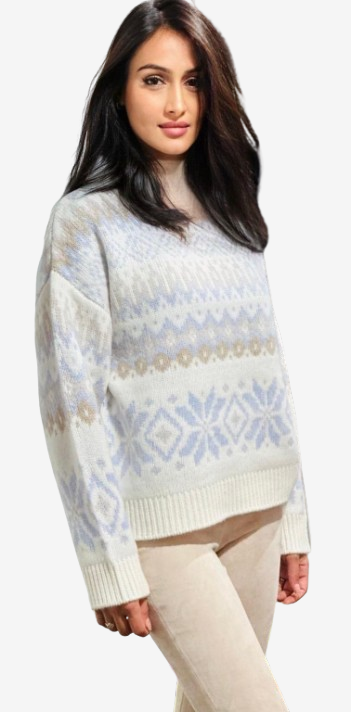 Henry Christ - Pulli Norweger, Creme