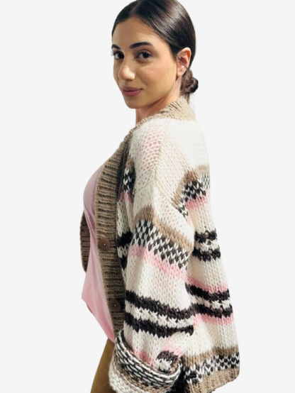 XOX - Strickjacke, Mehrfarbig