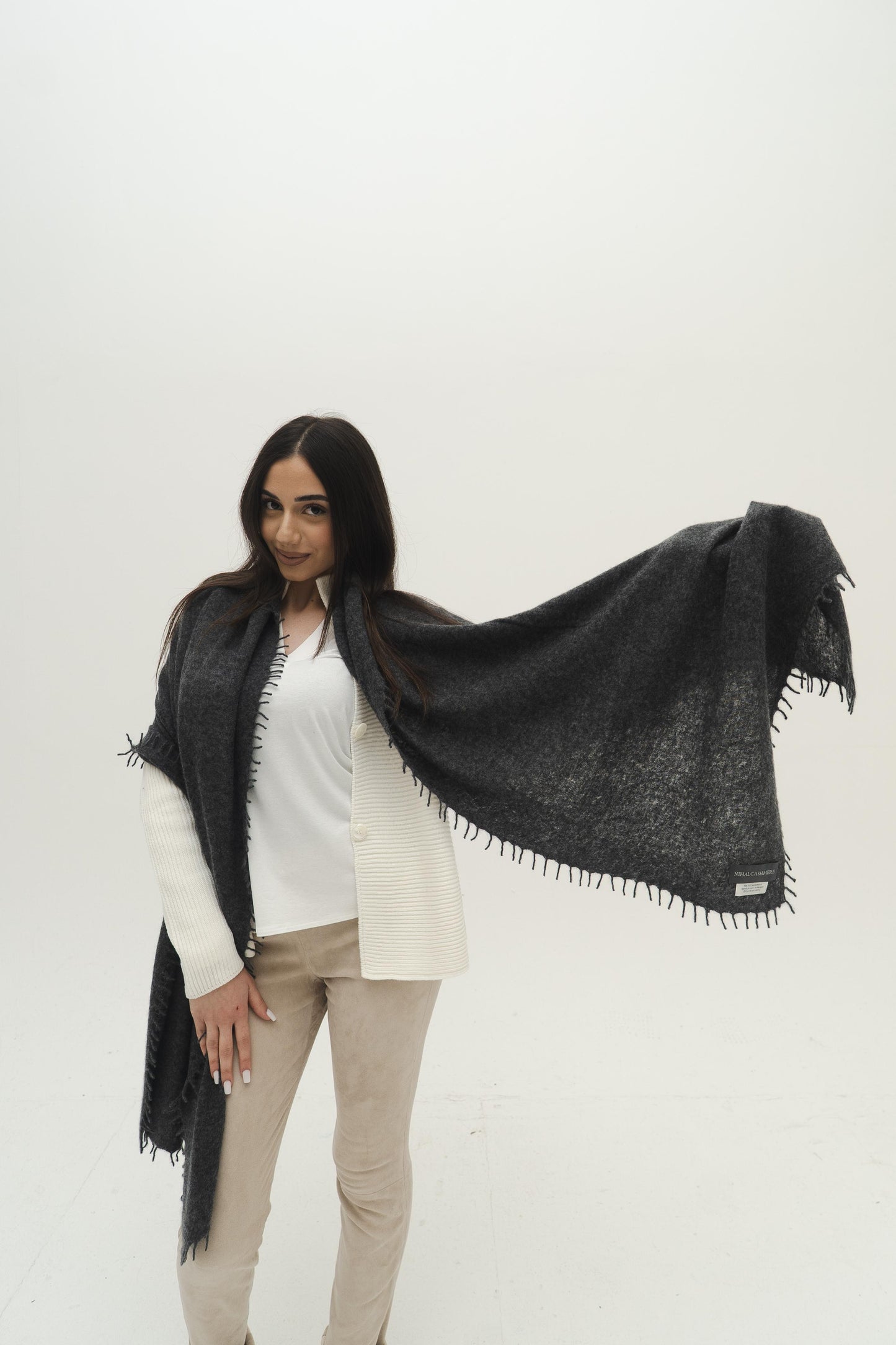 NIHAL CASHMERE - Kaschmirschal, Rhino