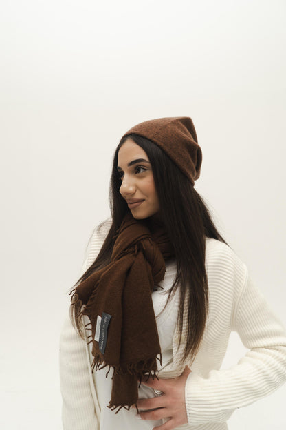 NIHAL CASHMERE - Kaschmirschal, Umber