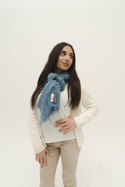 NIHAL CASHMERE - Kaschmirschal, Babyblue