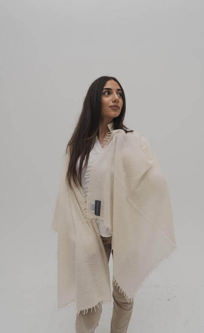 NIHAL CASHMERE - Kaschmirschal, Panacotta