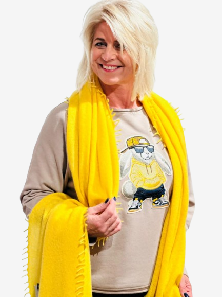 Margittes - Sweatshirt Hase, Creme