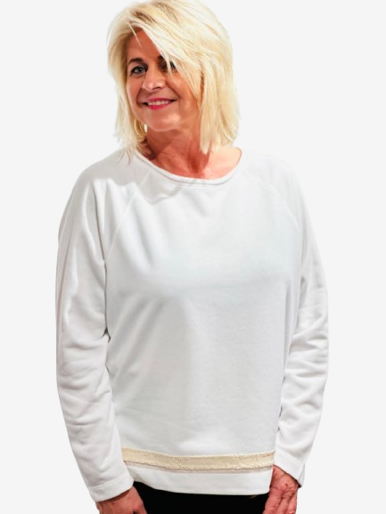 Margittes - Sweatshirt, Weiß