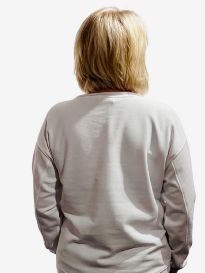 Margittes - Sweatshirt Teddy, Weiß