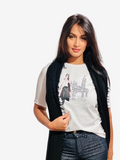 Margittes - T-Shirt Skyline, Weiß