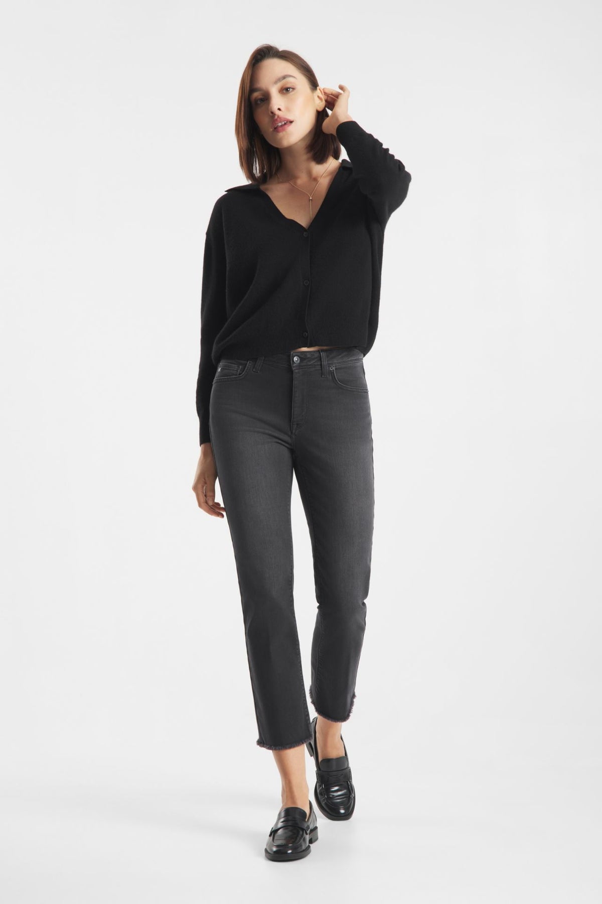 VIC 6/8 CROPPED Ring Stretch Denim