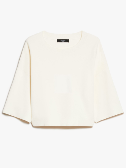 Weekend MaxMara - Oversize Stretch Pullover, Creme