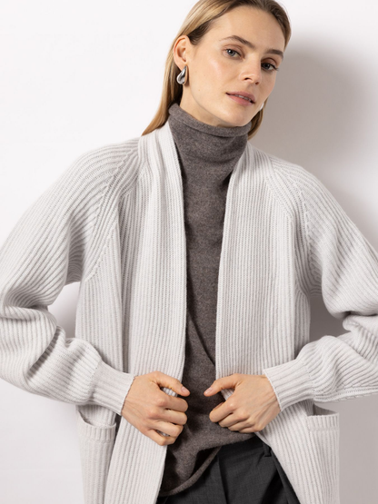 FTC - Cardigan aus Cashmere, Anthrazit