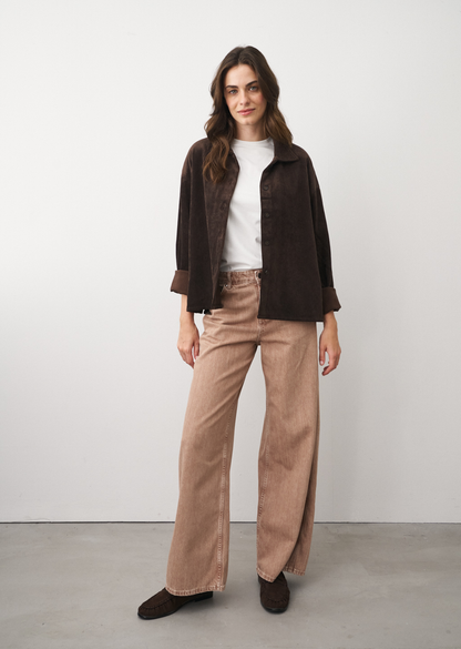 0039 Italy - Cordbluse Dora, mehrere Farben