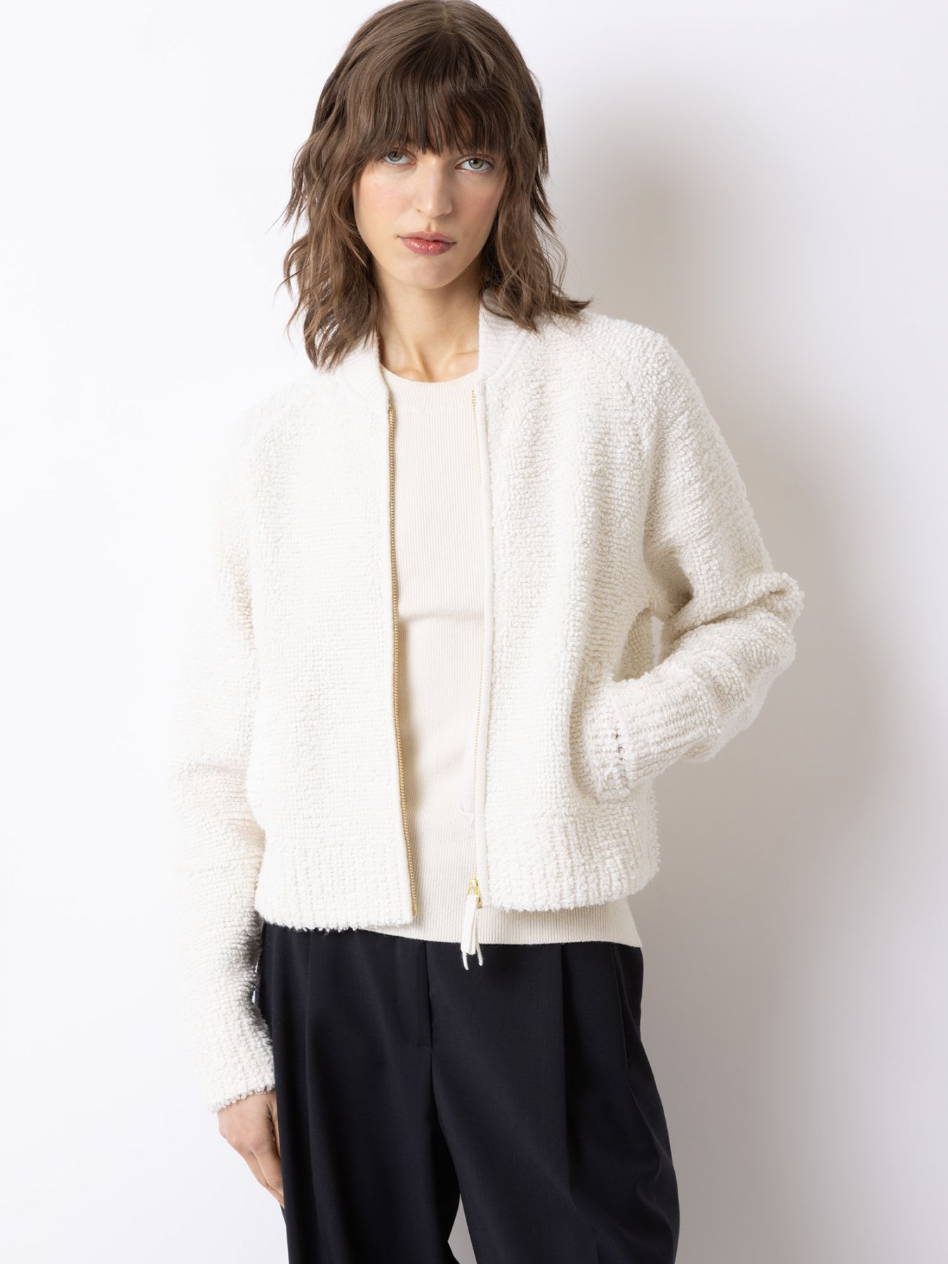 FTC - Strickjacke, Weiß