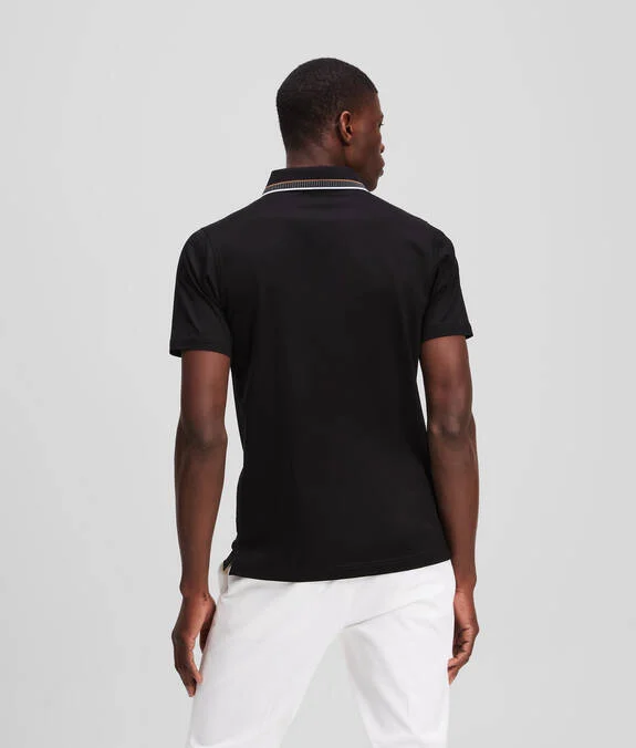 Karl Lagerfeld - Poloshirt, D-Blau