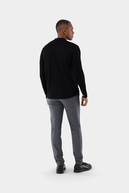 van Laack - Strick Hemd Safino, D-Blau