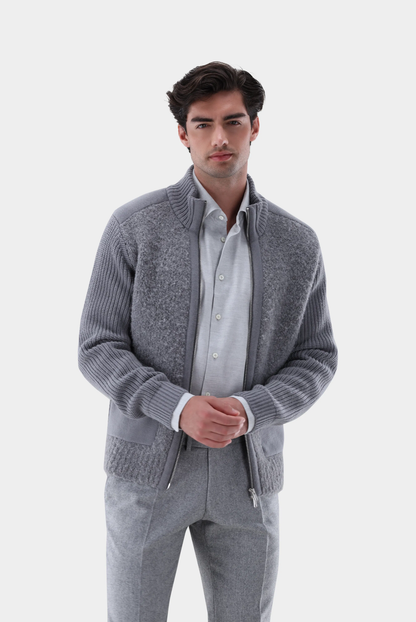 Van Laack - Strickjacke Sadal, Grau