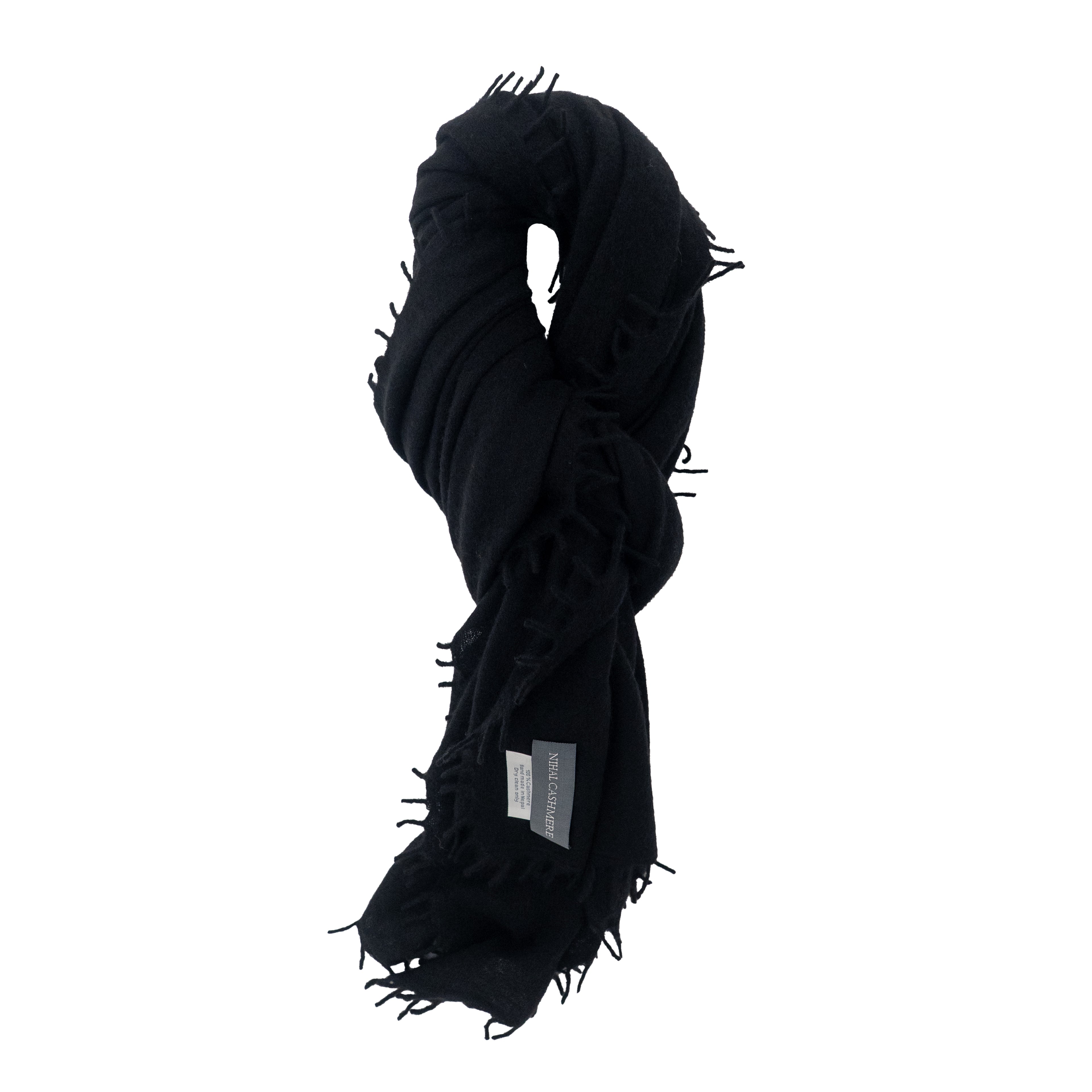NIHAL CASHMERE - Kaschmirschal, Black