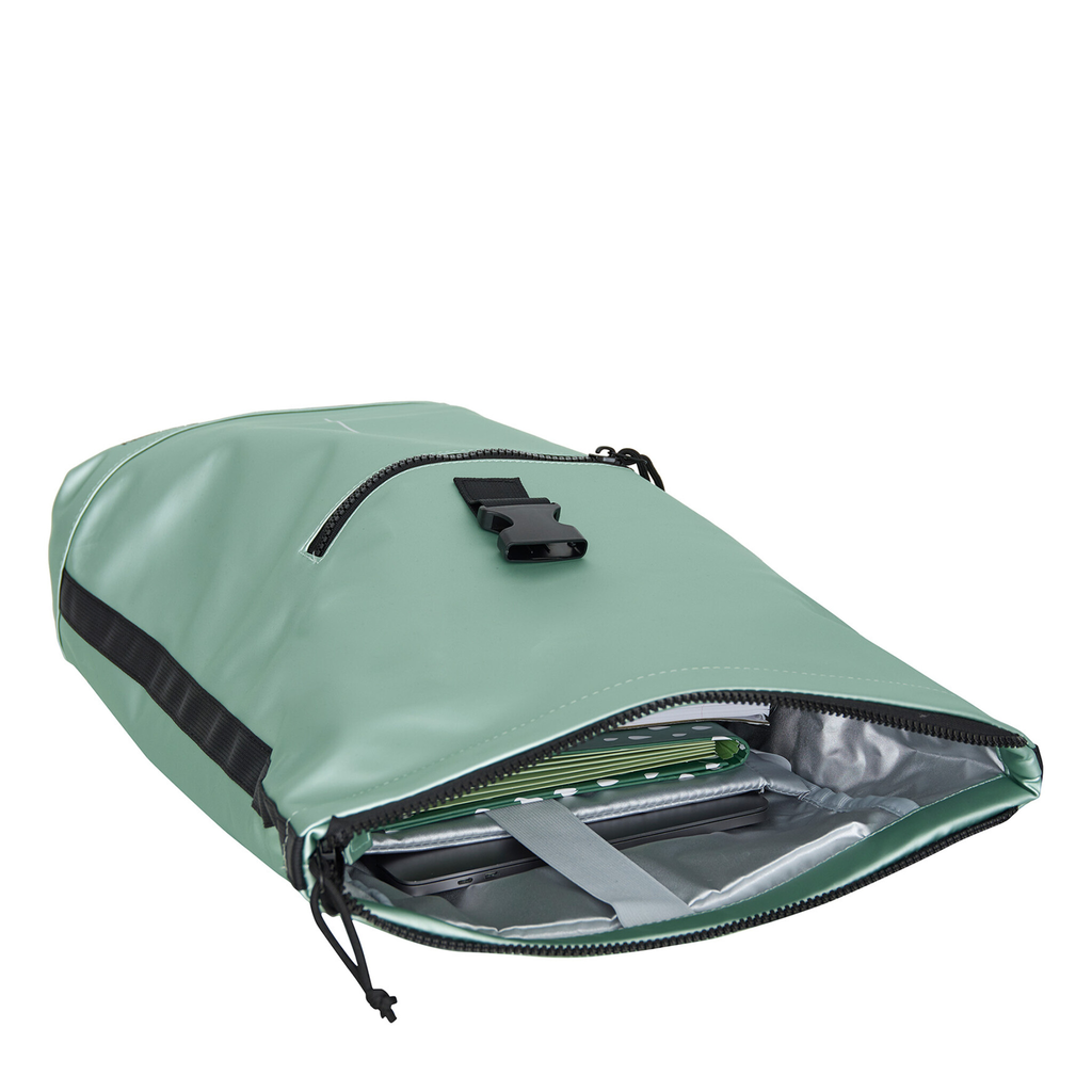 New Rebels - Rucksack Mart New York, Metallic Hellgrün