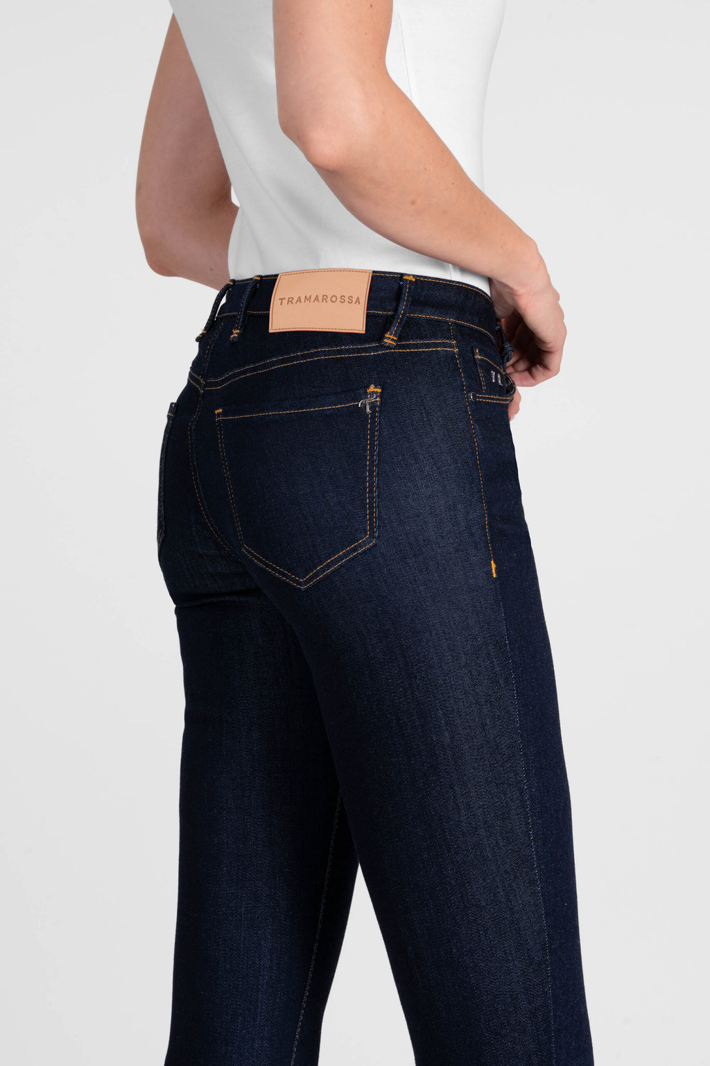 Tramarossa - Jeans Bianca Slim Skinny, Dunkelblau